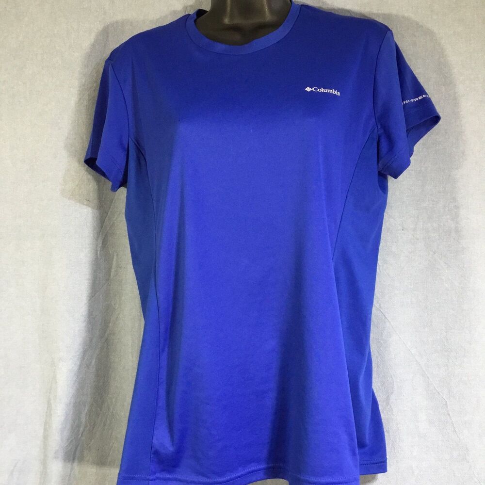 Columbia Omni-Freeze Women’s Hiking Camping T-Shirt Sz Medium